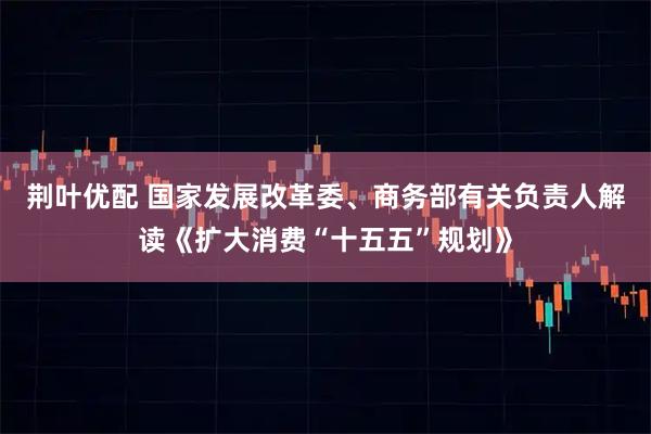 荆叶优配 国家发展改革委、商务部有关负责人解读《扩大消费“十五五”规划》
