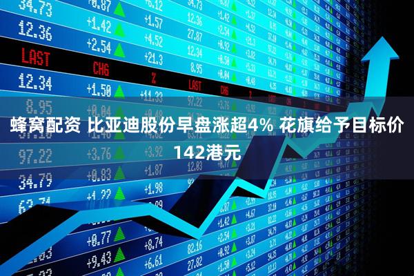 蜂窝配资 比亚迪股份早盘涨超4% 花旗给予目标价142港元